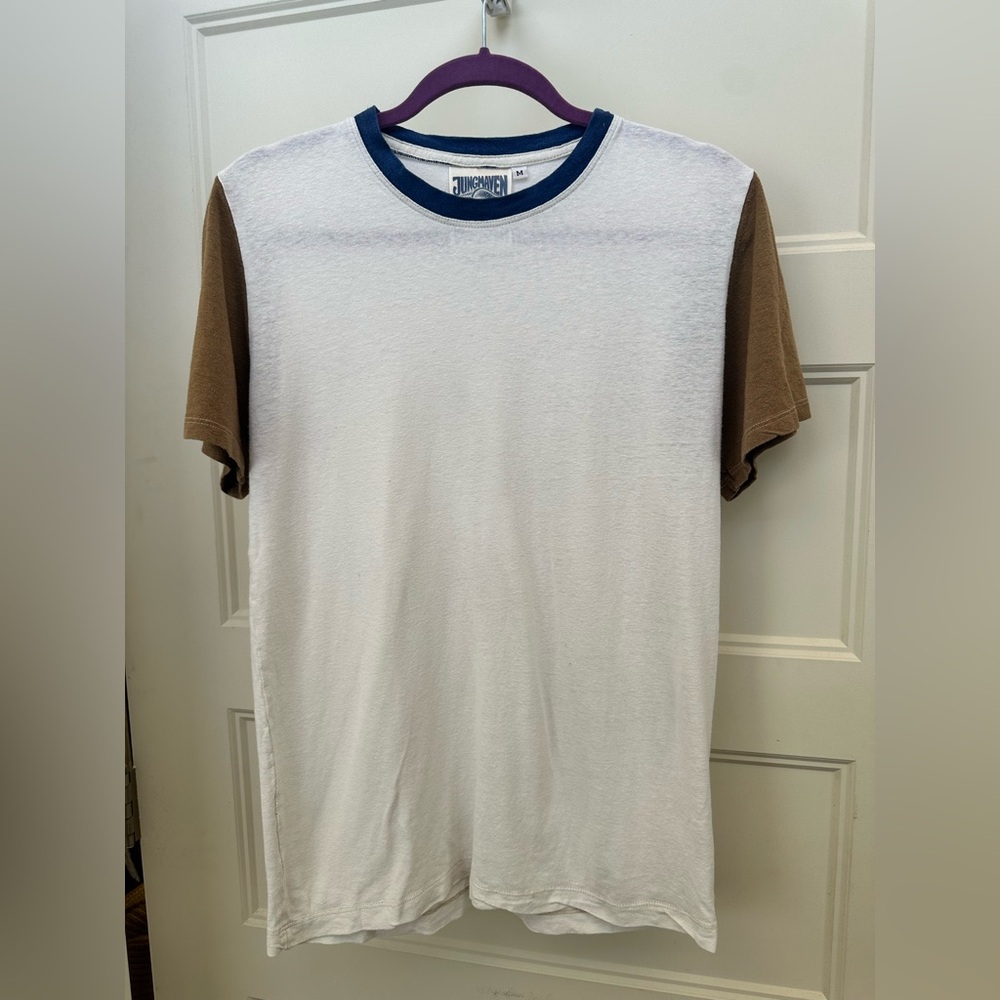 Jungmaven Men’s / Unisex Color block T-Shirt Sz M